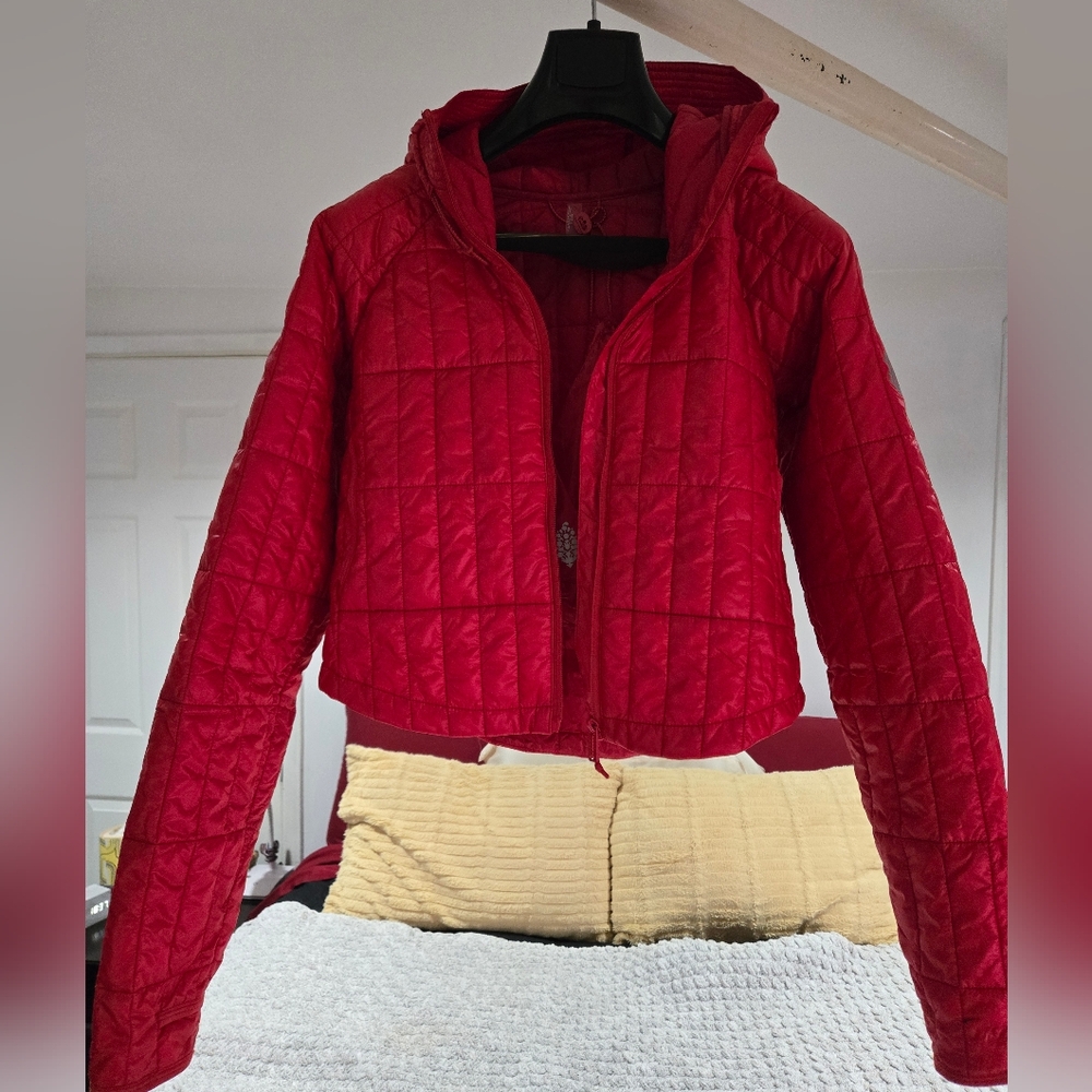Free People MovementLight As A Feather Packable Puffer Winterberry